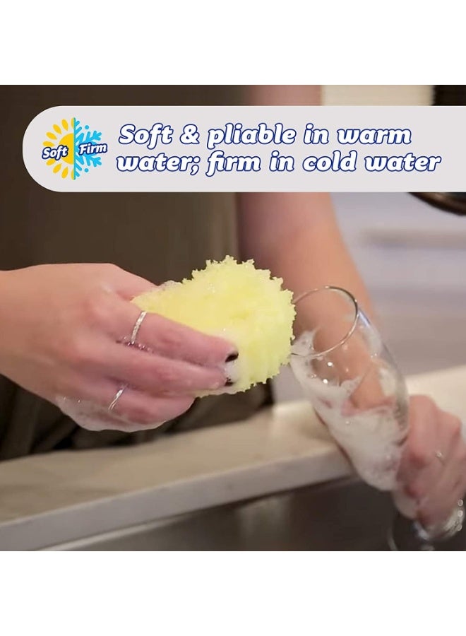 Scrub Daddy Smiley Face Scratch Free Scrubber As Seen On Shark Tank-1 Pack, Vinyl, Yellow, 1 Count (Pack of 1) - Image 3